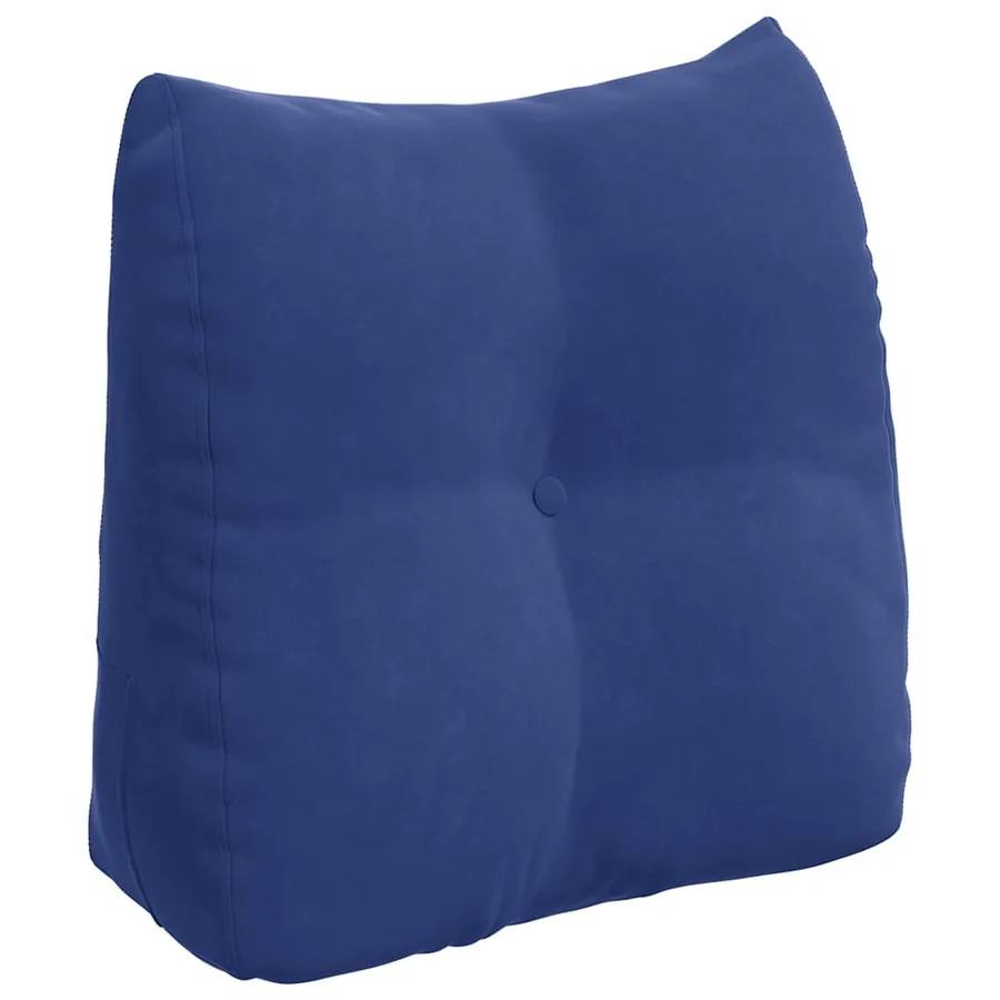 Coussin de Dos Bleu police 45 x 24 x 50 cm Velours - 2