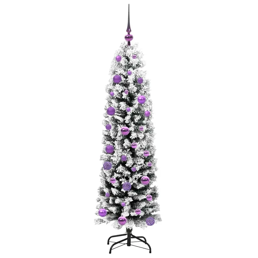 Sapin de Noël artificiel Vert 150 cm PVC et acier et plastique - 4
