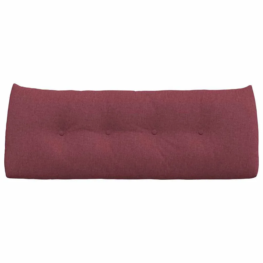 Coussin de Dos Bordeaux 120 x 24 x 50 cm tissu - 6