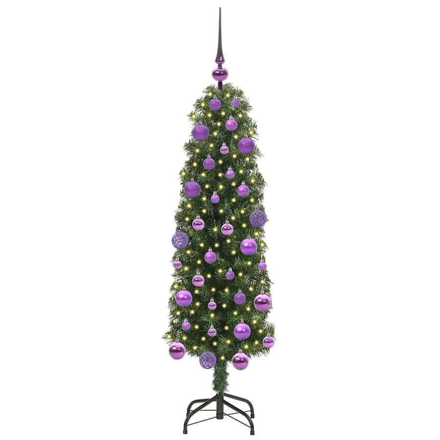 Sapin de Noël artificiel Vert 120 cm PVC et acier et plastique - 3