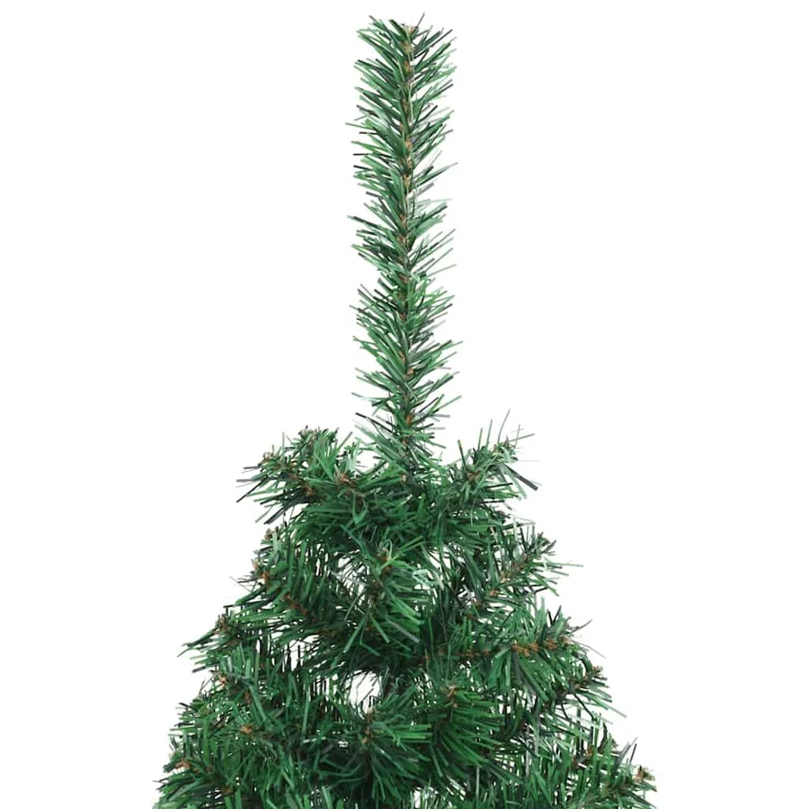 Sapin de Noël artificiel pré-éclairé Vert 120 cm PVC - 11
