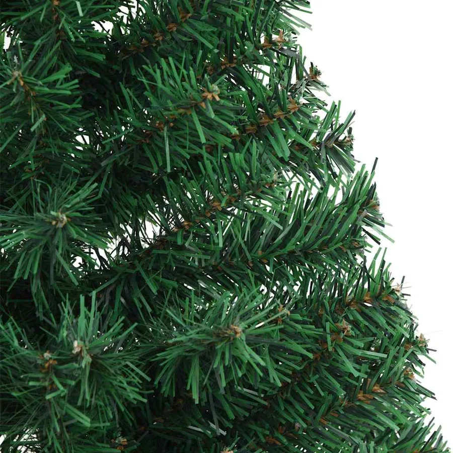 Sapin de Noël artificiel pré-éclairé Vert 120 cm PVC - 12