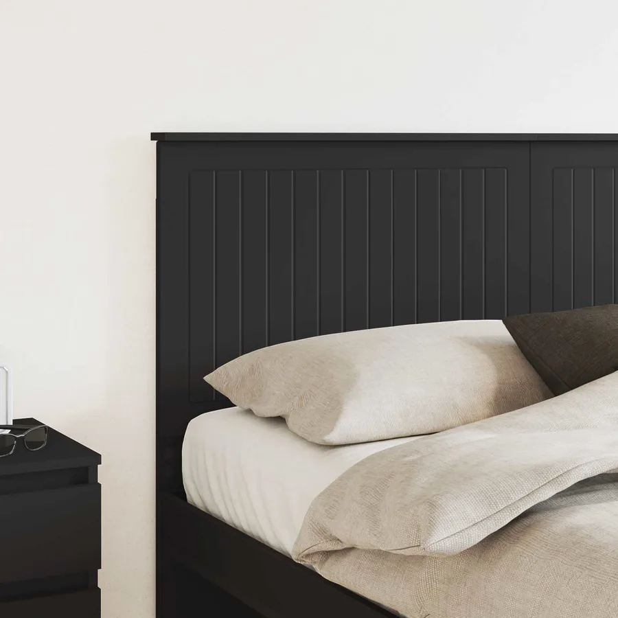 Tête de lit Chêne noir 160 cm Bois d'ingénierie - 3