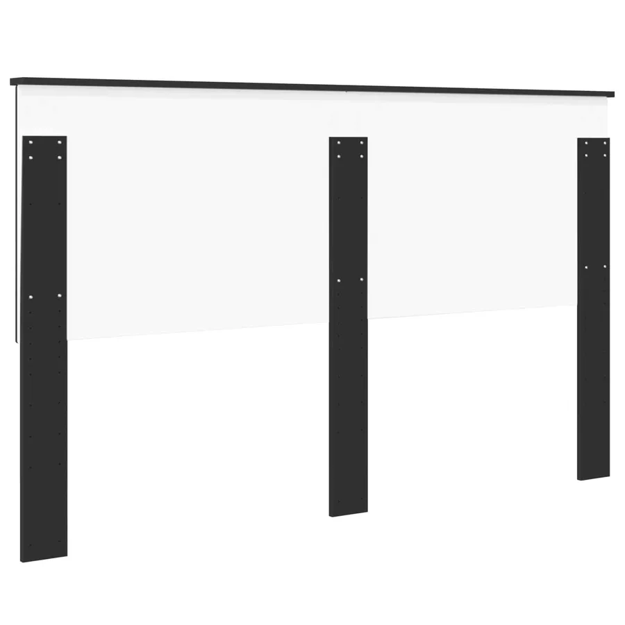 Tête de lit Chêne noir 160 cm Bois d'ingénierie - 6