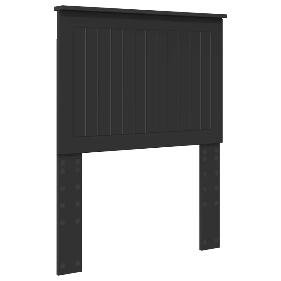 Tête de lit avec tête de lit Chêne noir 75 cm Bois d'ingénierie - 2