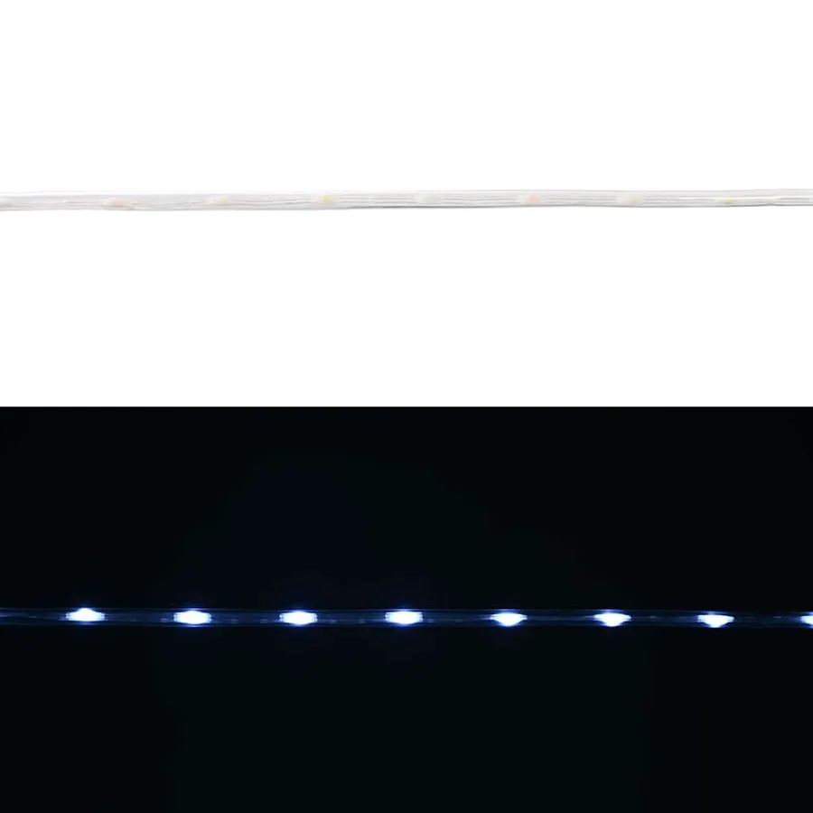 Lumière en corde avec 120 LED Blanc froid 5 m PVC - 7