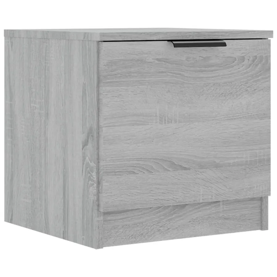 Tables de chevet 2 pcs Sonoma gris 40x39x40 cm - 5