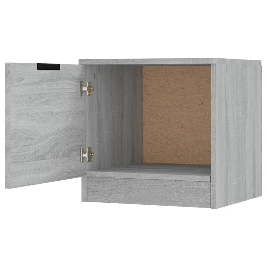 Tables de chevet 2 pcs Sonoma gris 40x39x40 cm - 7