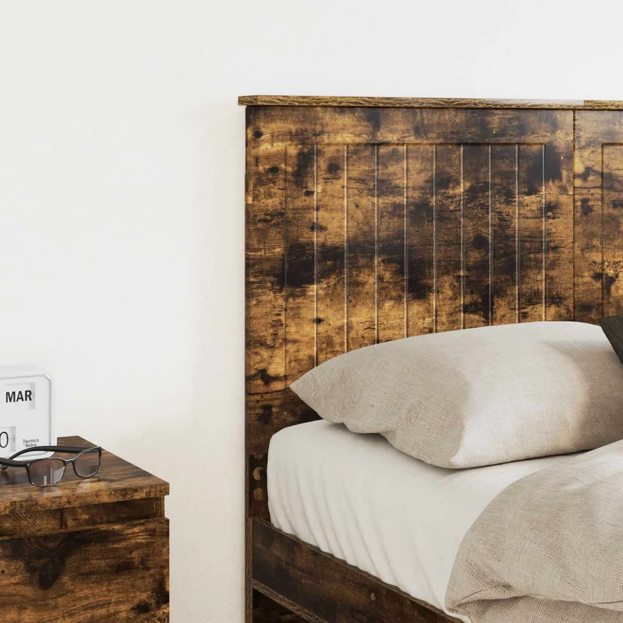Tête de lit Chêne fumé 135 cm Bois d'ingénierie - 3