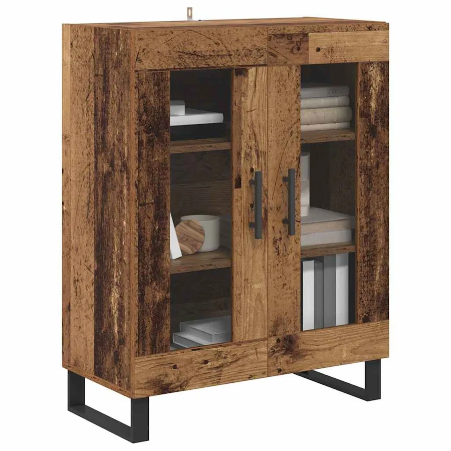 Buffet Bois Ancien 69,5 x 34 x 90 cm Bois d'ingénierie - 3