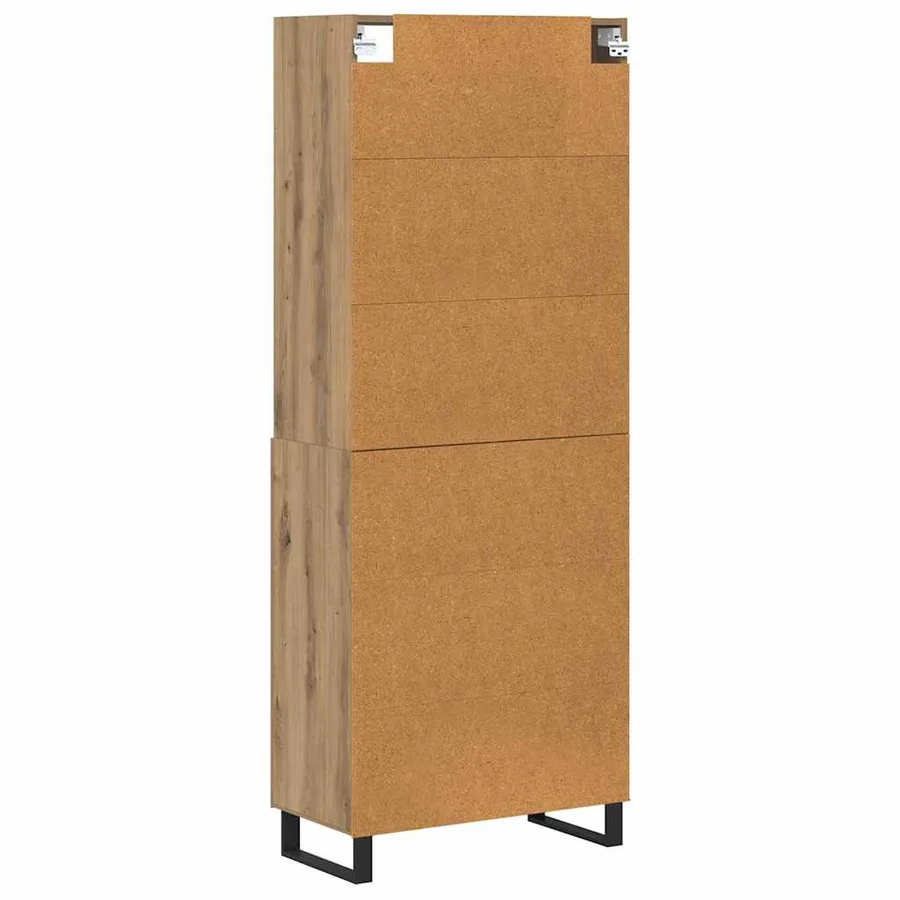 Haut Armoire 2 pcs Chêne artisanal 69,5 x 34 x 180 cm - 10