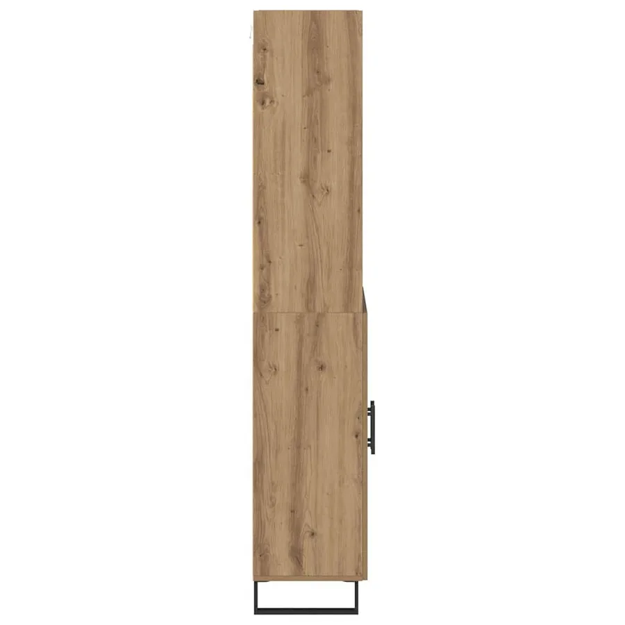 Haut Armoire 2 pcs Chêne artisanal 69,5 x 34 x 180 cm - 9