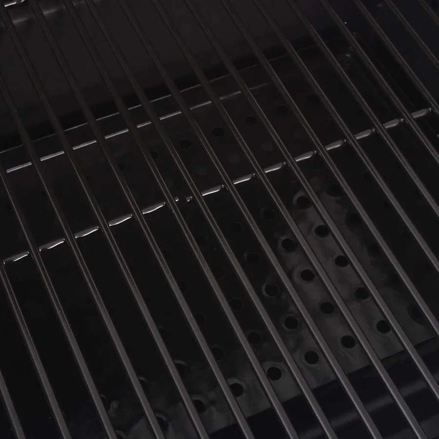 Barbecue au charbon de bois avec étagère inférieure Noir - 5