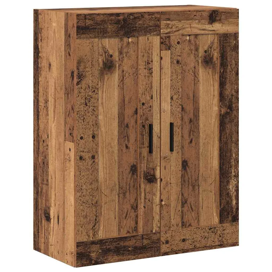 Haut Armoire 2 pcs Bois ancien Bois d'ingénierie - 5