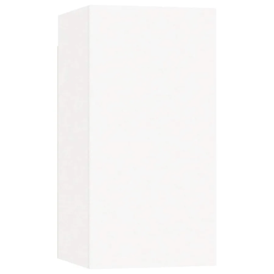 Meubles TV 2 pcs Blanc 30,5x30x60 cm Bois d’ingénierie - 8