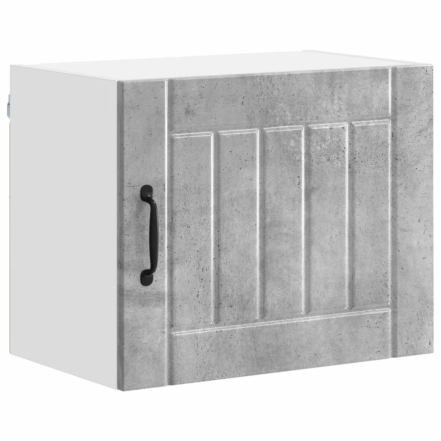 Meuble mural LUCCA Gris béton 50 x 31 x 40 cm Bois d'ingénierie - 2
