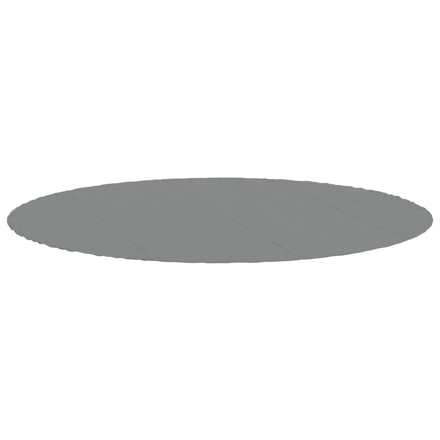 Bâche de piscine gris clair Ø458 cm géotextile polyester - 2