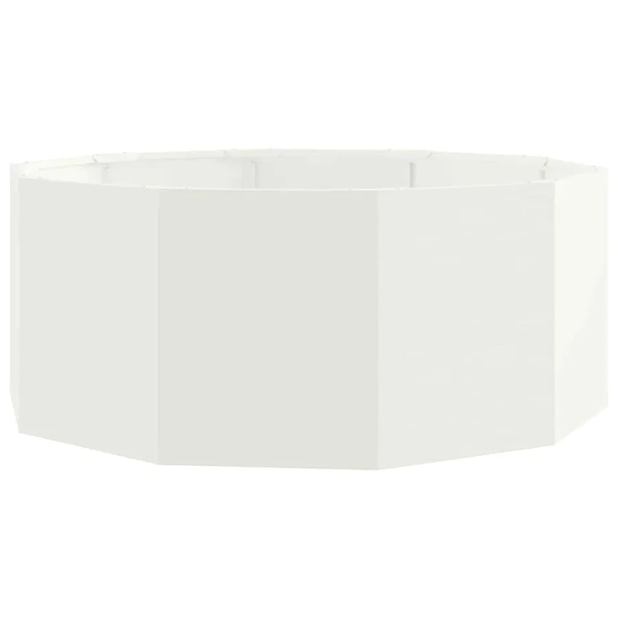 Jardinière Blanc 90 x 90 x 35 cm Acier - 2