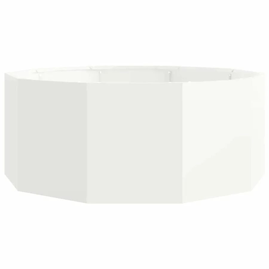 Jardinière Blanc 90 x 90 x 35 cm Acier - 5