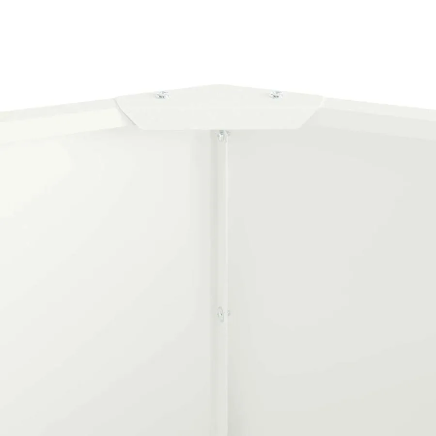 Jardinière Blanc 90 x 90 x 35 cm Acier - 7