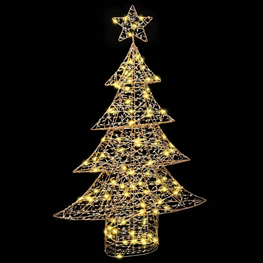 Sapin de Noël avec 120 LED Blanc chaud 120,5 cm PET - 5