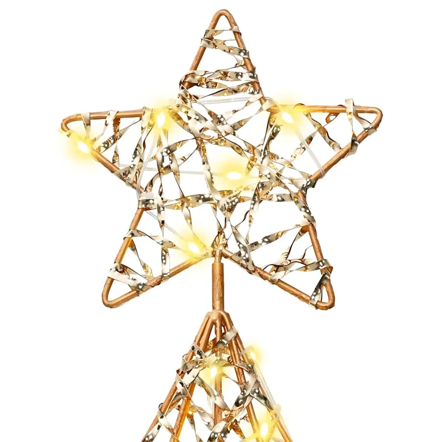 Sapin de Noël avec 120 LED Blanc chaud 120,5 cm PET - 7
