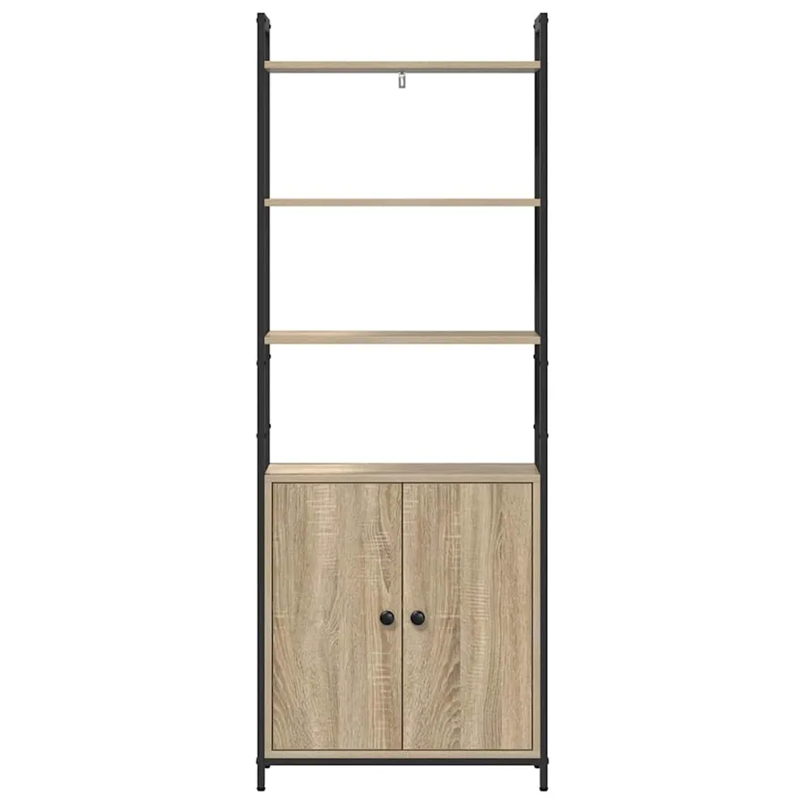 Bibliothèque Chêne Sonoma 60 x 24 x 161 cm Bois d'ingénierie - 6