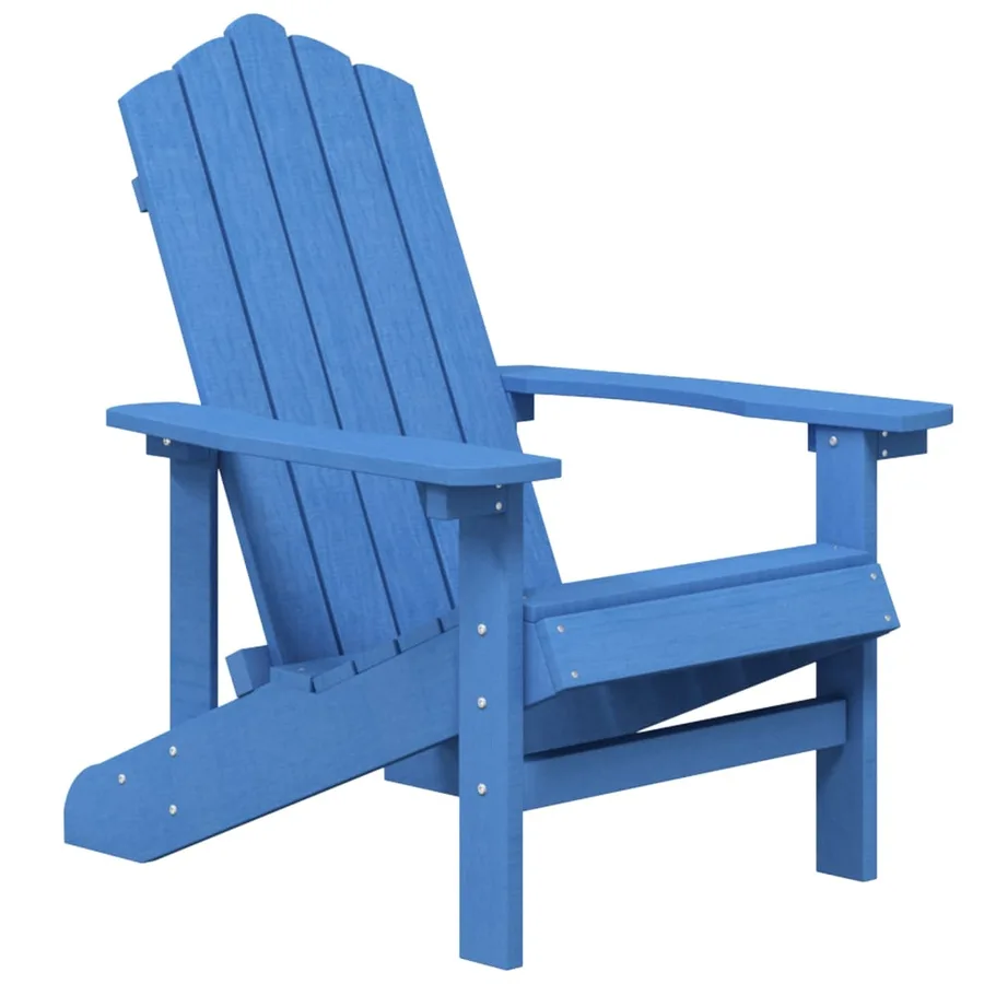 Chaise Adirondack de jardin PEHD bleu marine - 2