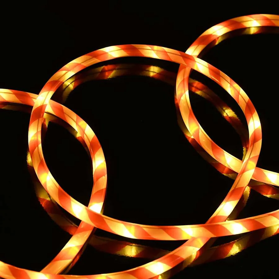 Lumière en corde avec 120 LED Blanc chaud 5 m PVC - 8