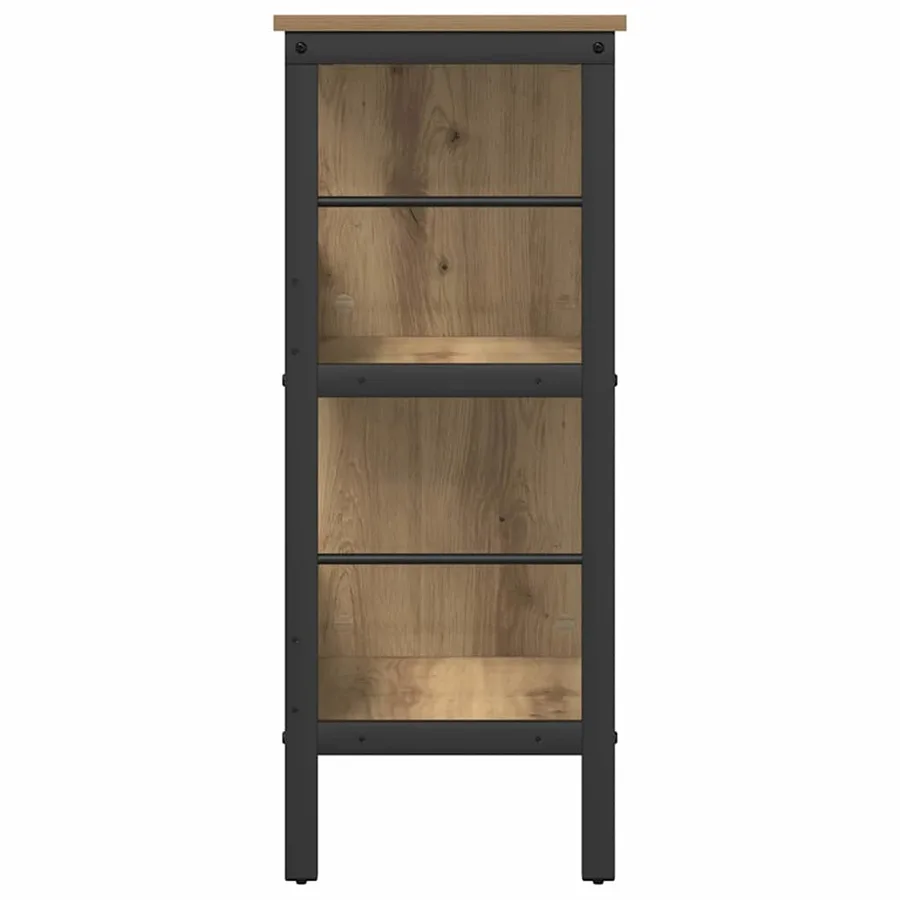 Étagère 4 niveaux 82 x 32 x 79 cm Bois d'ingénierie - 6