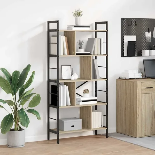 Étagère Chêne Sonoma 75 x 30 x 156 cm Bois d'ingénierie