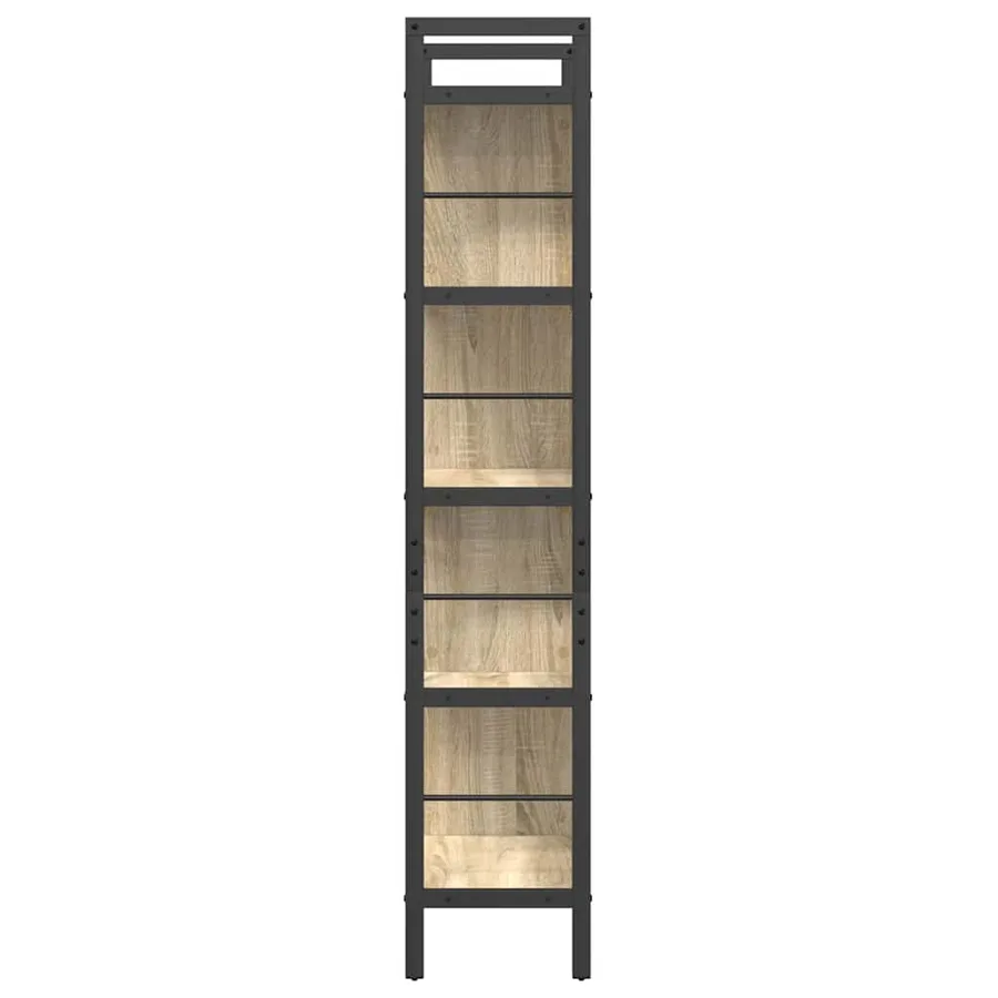 Étagère Chêne Sonoma 75 x 30 x 156 cm Bois d'ingénierie - 6