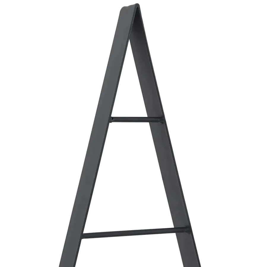 Arbre de Noël en métal avec support Noir 90 cm Acier - 7