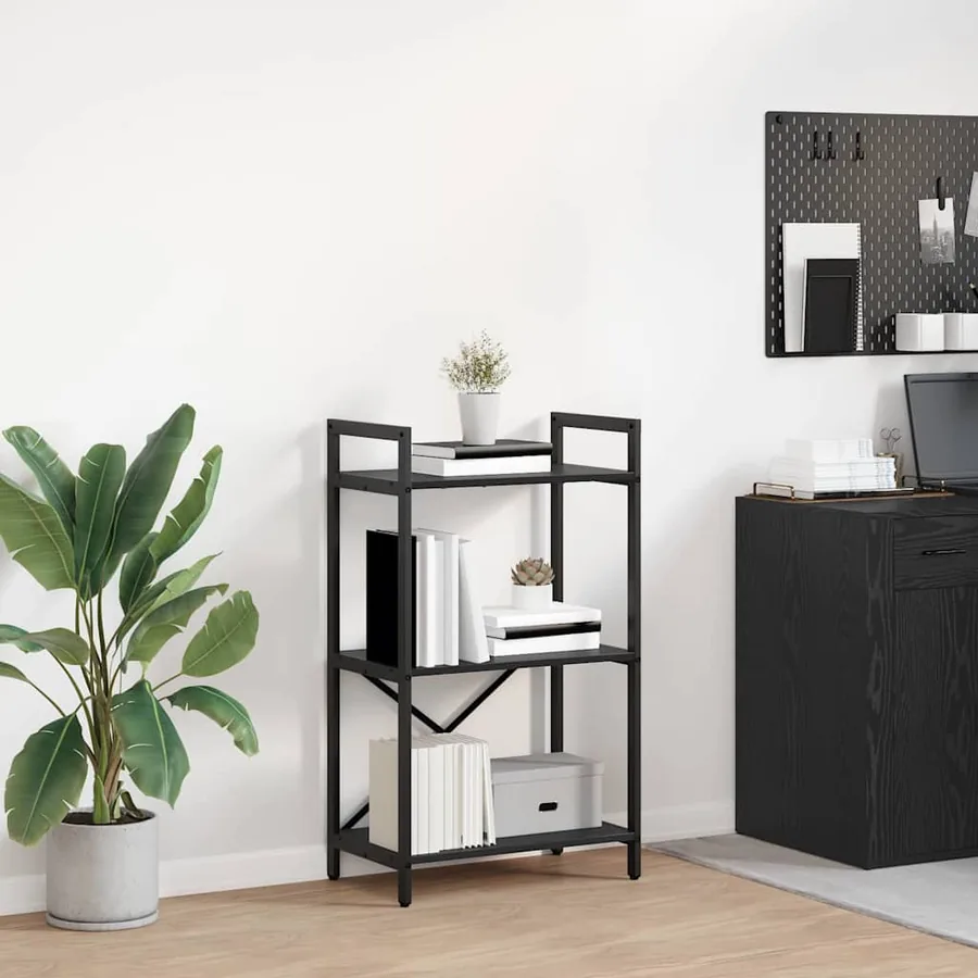 Étagère Chêne noir 56 x 34 x 96 cm Bois d'ingénierie