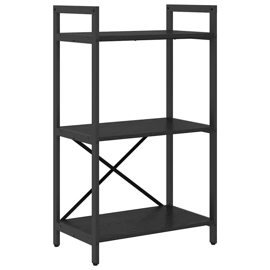 Étagère Chêne noir 56 x 34 x 96 cm Bois d'ingénierie - 2
