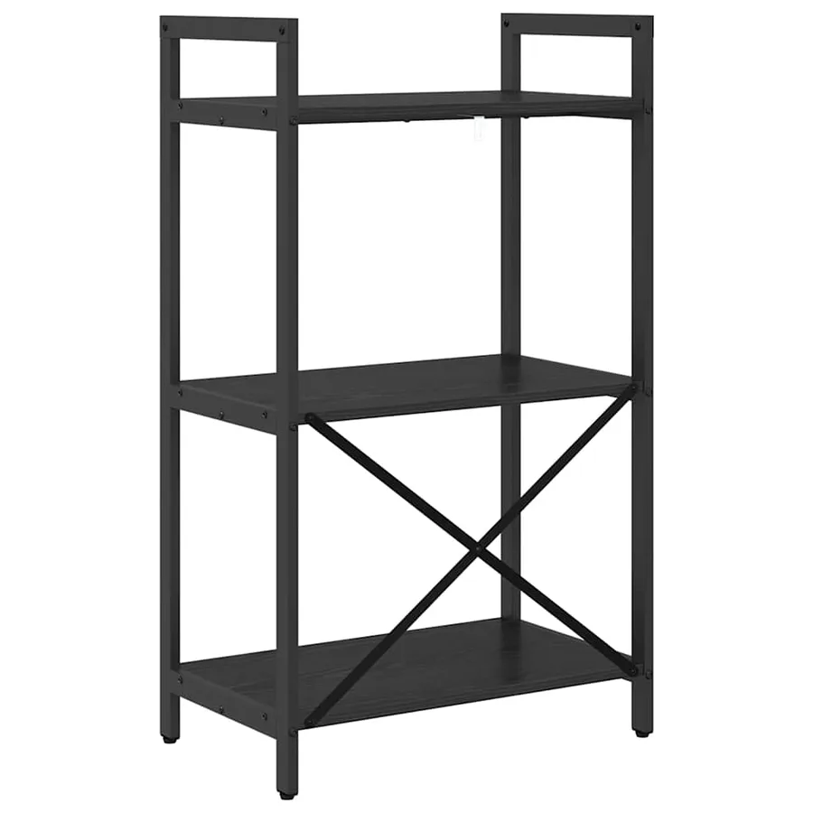 Étagère Chêne noir 56 x 34 x 96 cm Bois d'ingénierie - 7