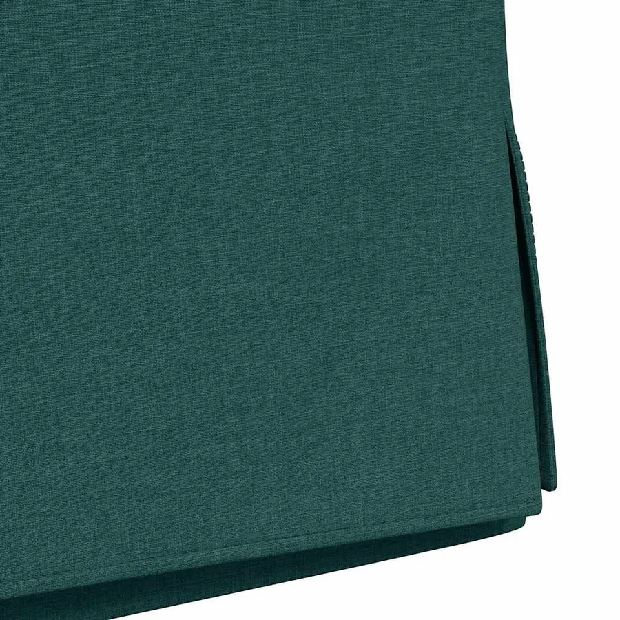 Chaises de salle à manger 2 pcs Vert foncé 57 x 67 x 98 cm - 9