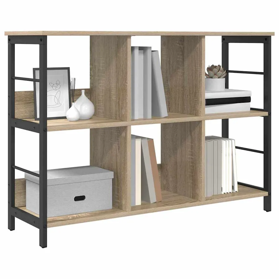 Étagère Chêne Sonoma 102 x 32 x 72,5 cm Bois d'ingénierie - 3