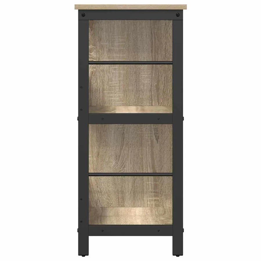 Étagère Chêne Sonoma 102 x 32 x 72,5 cm Bois d'ingénierie - 6