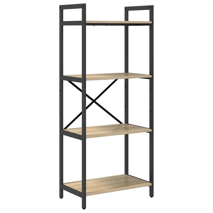 Étagère Chêne Sonoma 56 x 34 x 133,5 cm Bois d'ingénierie - 2