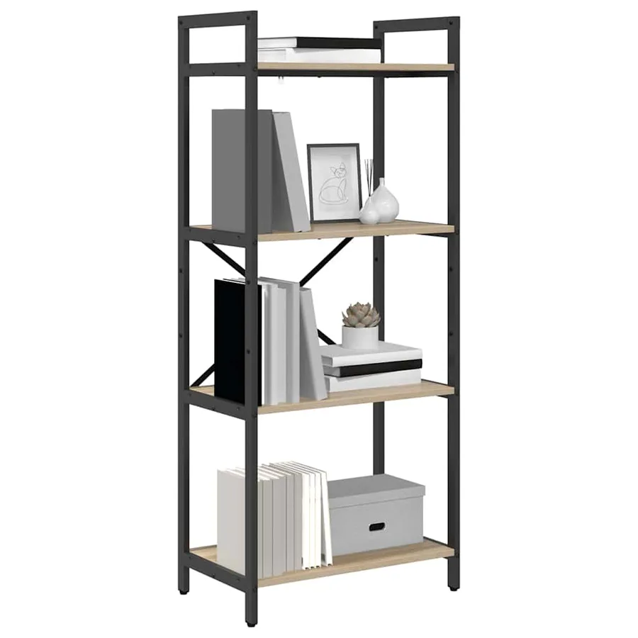 Étagère Chêne Sonoma 56 x 34 x 133,5 cm Bois d'ingénierie - 3