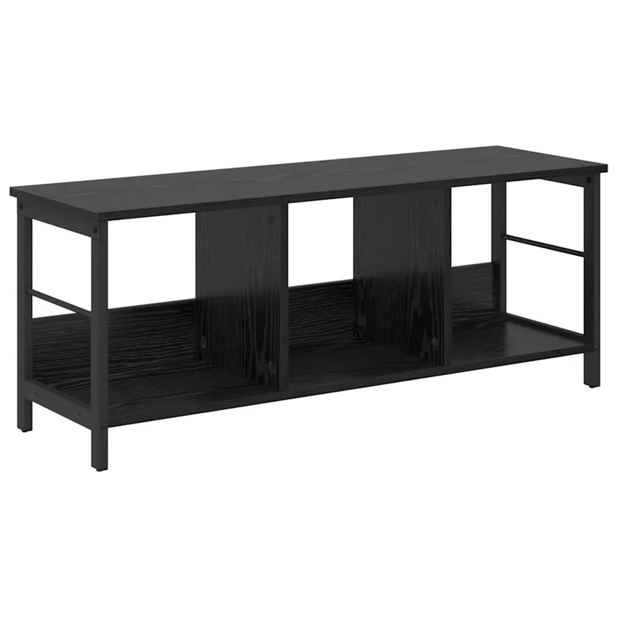 Étagère Chêne noir 102 x 32 x 40,5 cm Bois d'ingénierie - 2
