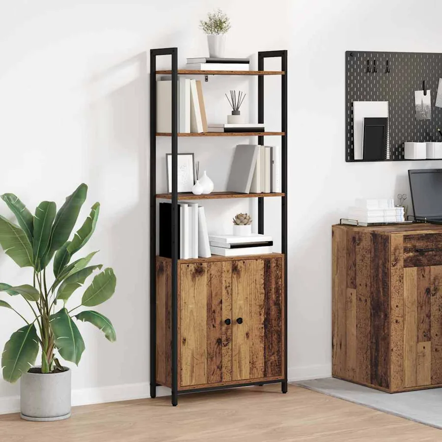 Bibliothèque Bois Ancien 60 x 24 x 161 cm Bois d'ingénierie
