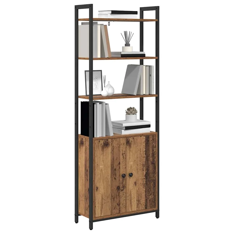 Bibliothèque Bois Ancien 60 x 24 x 161 cm Bois d'ingénierie - 3