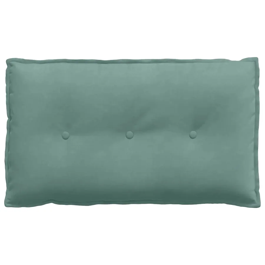 Coussin de Dos Vert Mer 80 x 50 cm Tissu en velours côtelé - 5