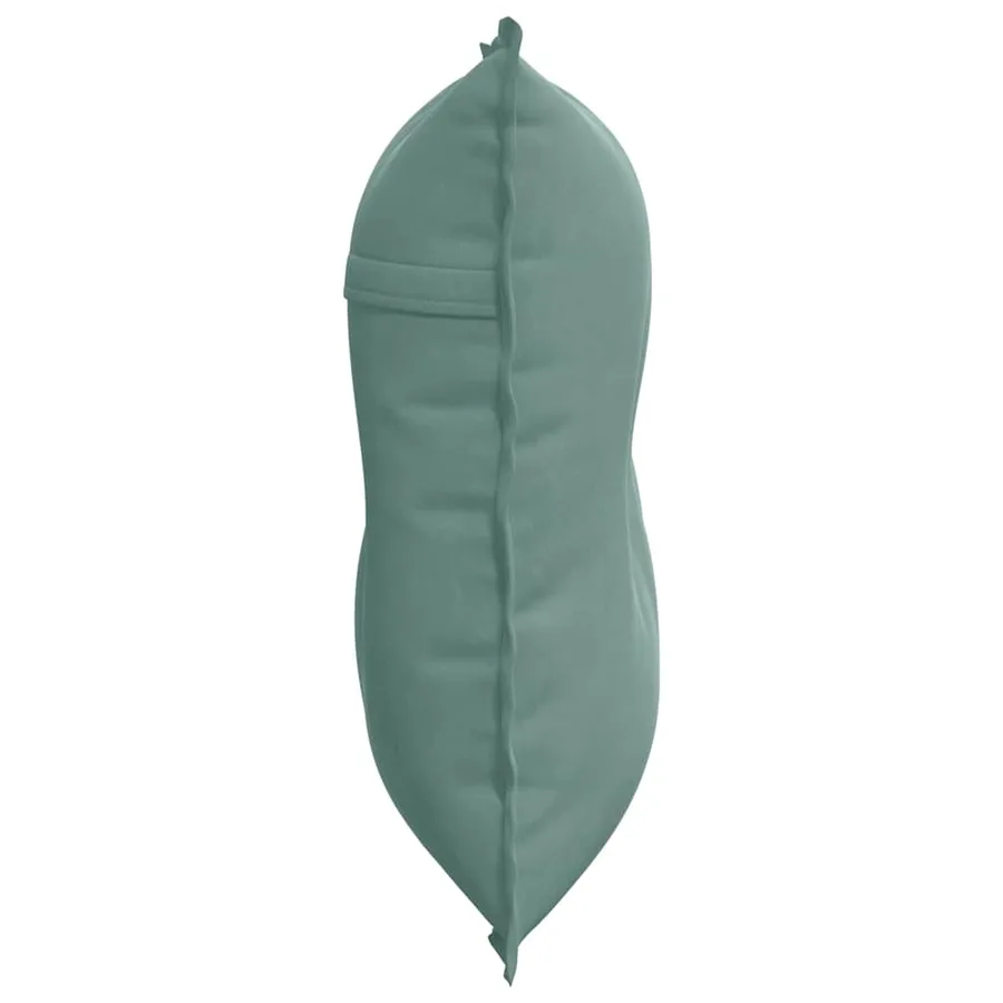Coussin de Dos Vert Mer 80 x 50 cm Tissu en velours côtelé - 6