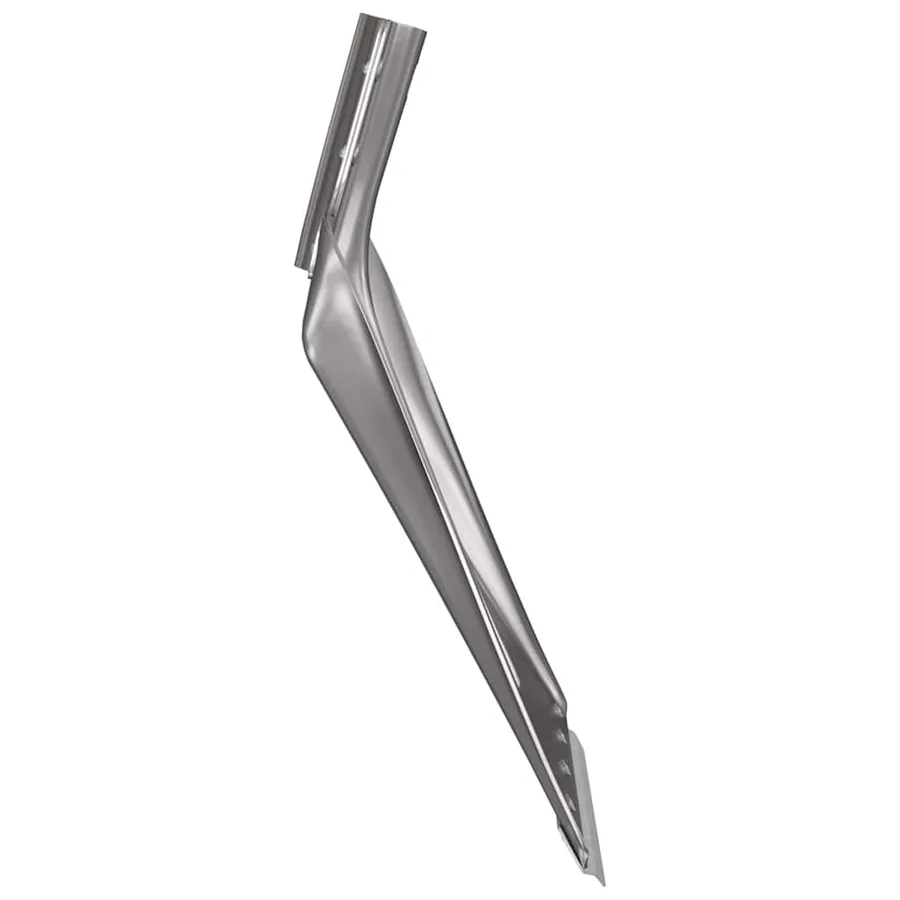 Tête de pelle Argent 45 x 38 cm Aluminium - 6