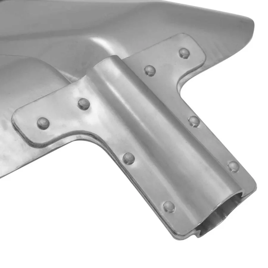 Tête de pelle Argent 45 x 38 cm Aluminium - 8