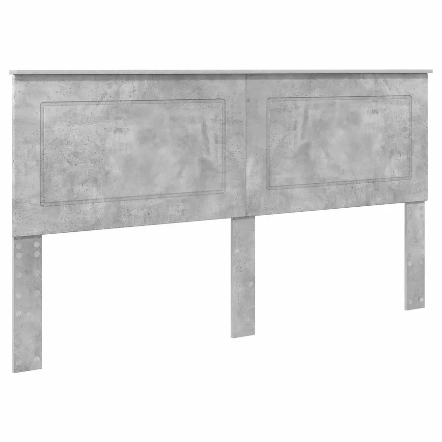Tête de lit Gris Béton 100 cm Bois d’ingénierie - 2