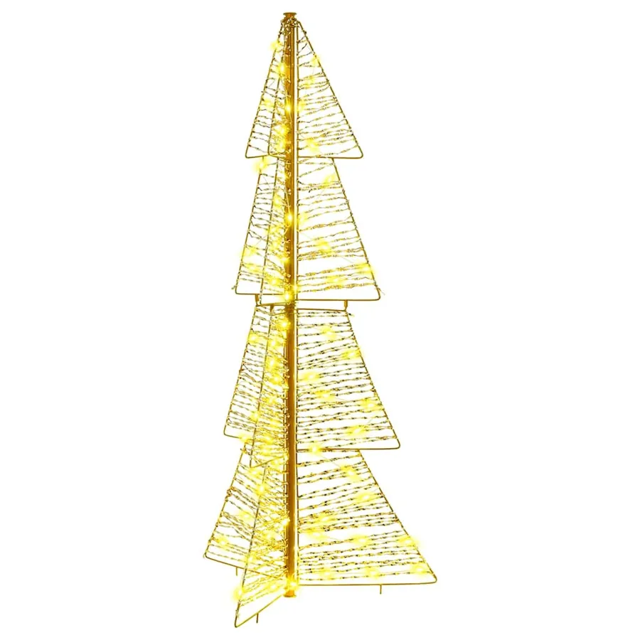 Sapin de Noël avec 100 LED Blanc chaud 120 cm PET - 2